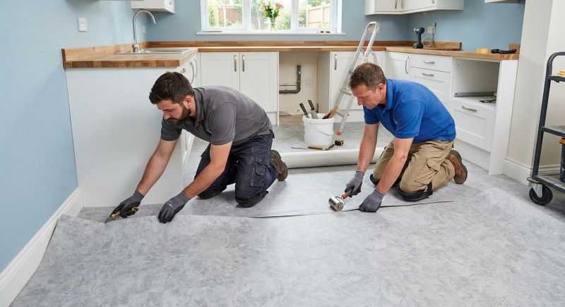 Sheet Linoleum Installation in Baytown, TX