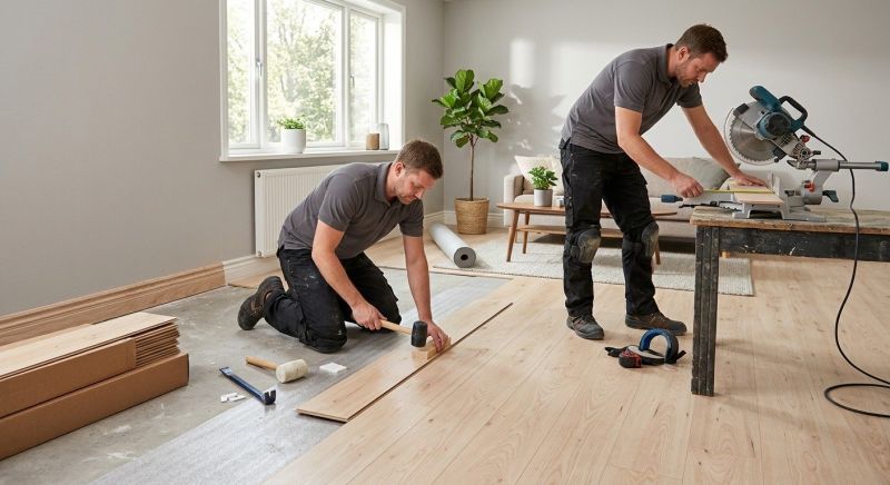 Laminate Floor Installation in Missouri City, TX