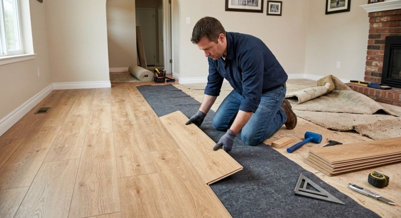 Laminate Floor Remodeling in Pearland, TX