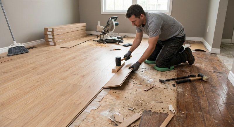 Laminate Floor Replacement in Brazoria County, TX