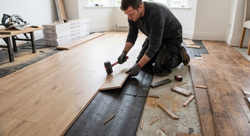 Laminate Floor Replacement in Galveston County, TX