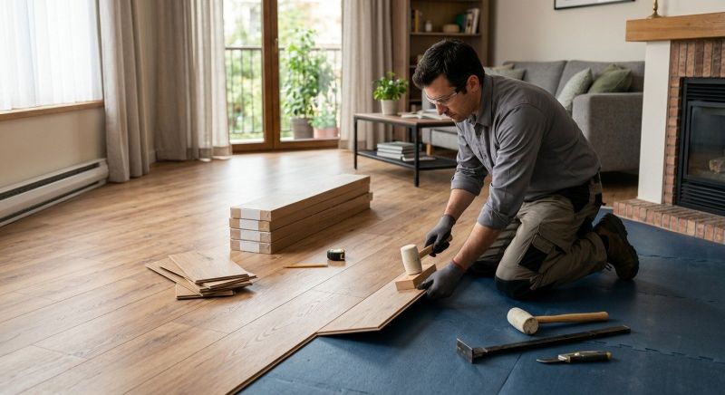Laminate Floor Replacement in League City, TX