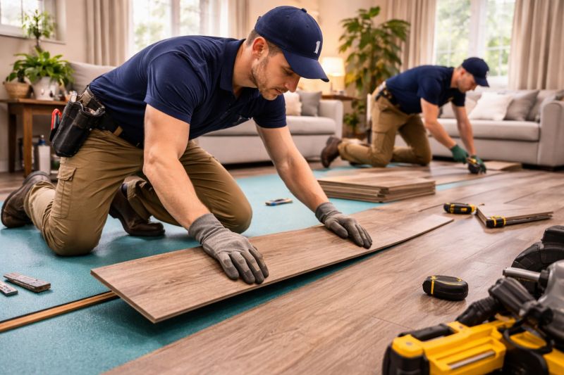 Laminate Flooring Replacement in Pearland, TX