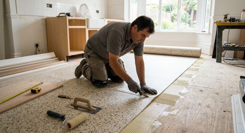 Linoleum Floor Installation in League City, TX