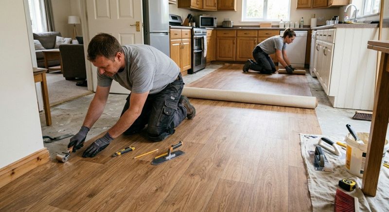Linoleum Floor Installation in Pearland, TX