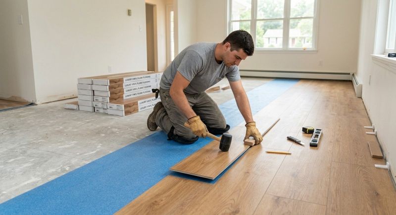 Luxury Vinyl Tile Installation in Houston, TX