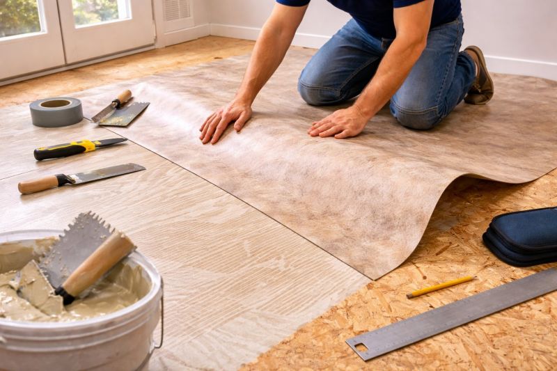 Sheet Flooring Installation in Pearland, TX