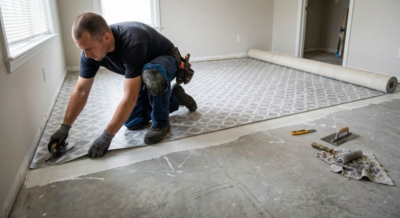 Sheet Linoleum Installation in Pasadena, TX