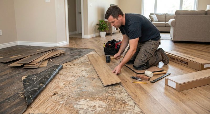 Vinyl Flooring Installation in Rosharon, TX