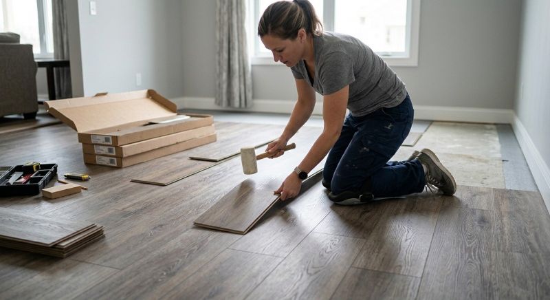 Vinyl Plank Floor Installation in Pearland, TX
