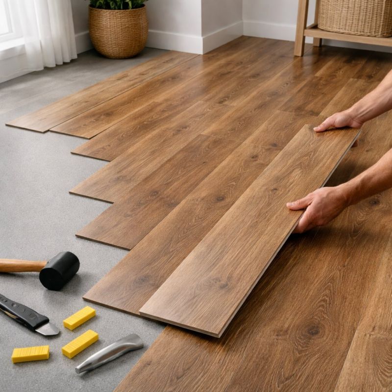 Vinyl Plank Floor Installation in Pearland, TX