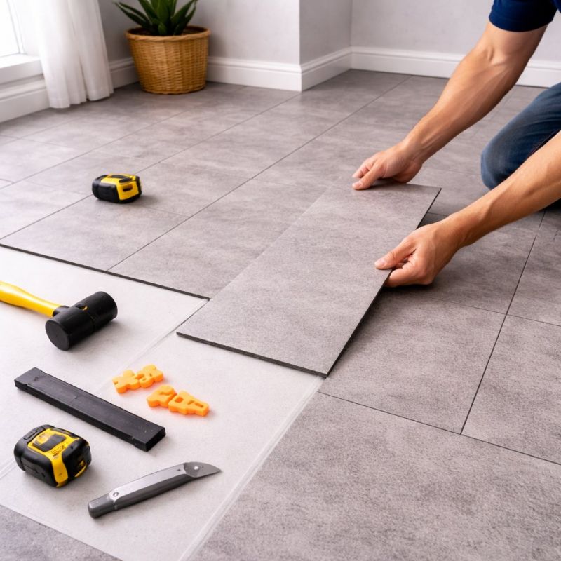 Vinyl Tile Installation in Pearland, TX