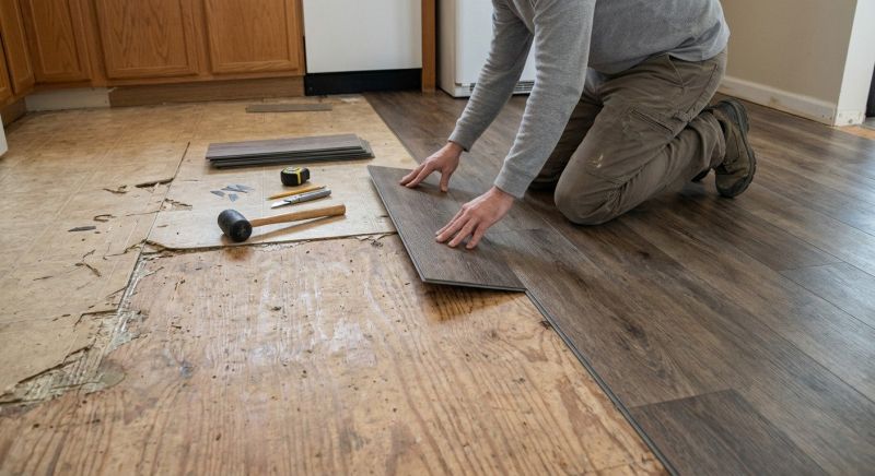 Vinyl Tile Replacement in Pearland, TX